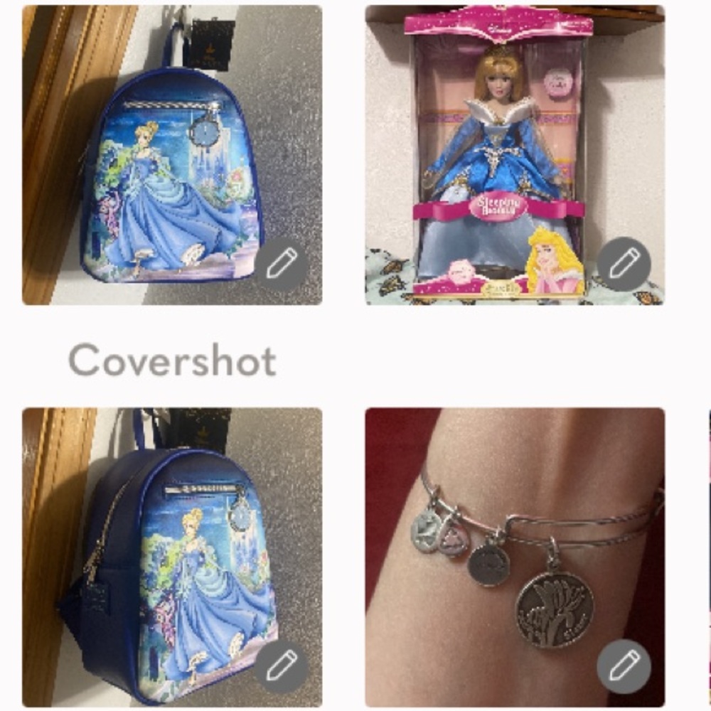 Aurora🎒+💙Porcelain Doll 17x10 box+Alex & Ani Bangle